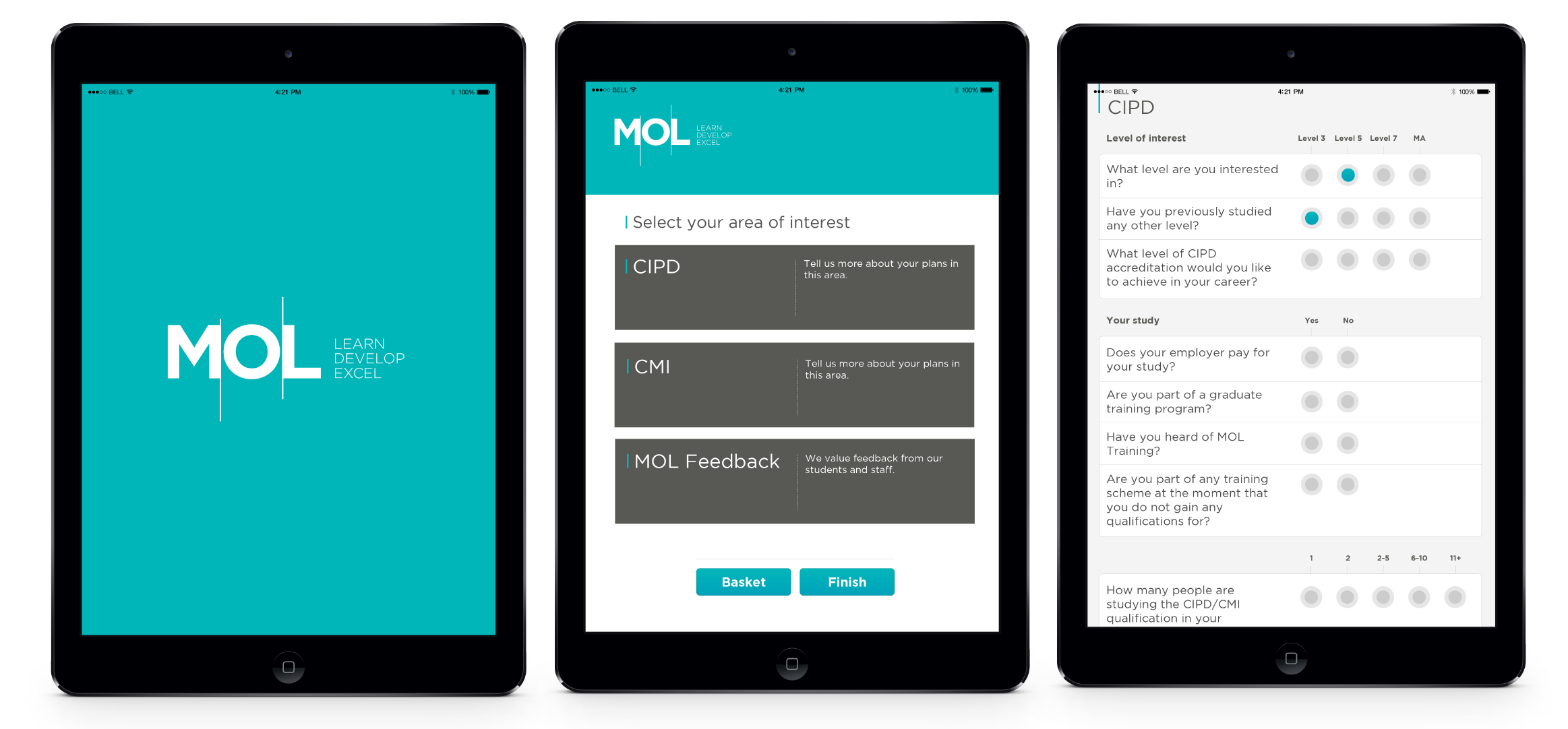 Manchester College data collection app